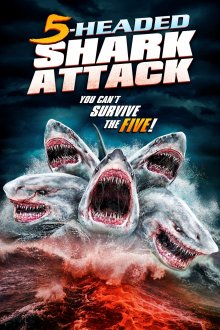 постер к фильму Нападение пятиглавой акулы