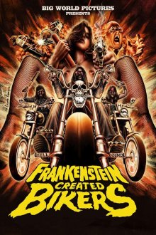 постер к фильму Франкенштейн создал байкеров