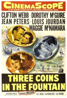 постер к фильму Три монеты в фонтане